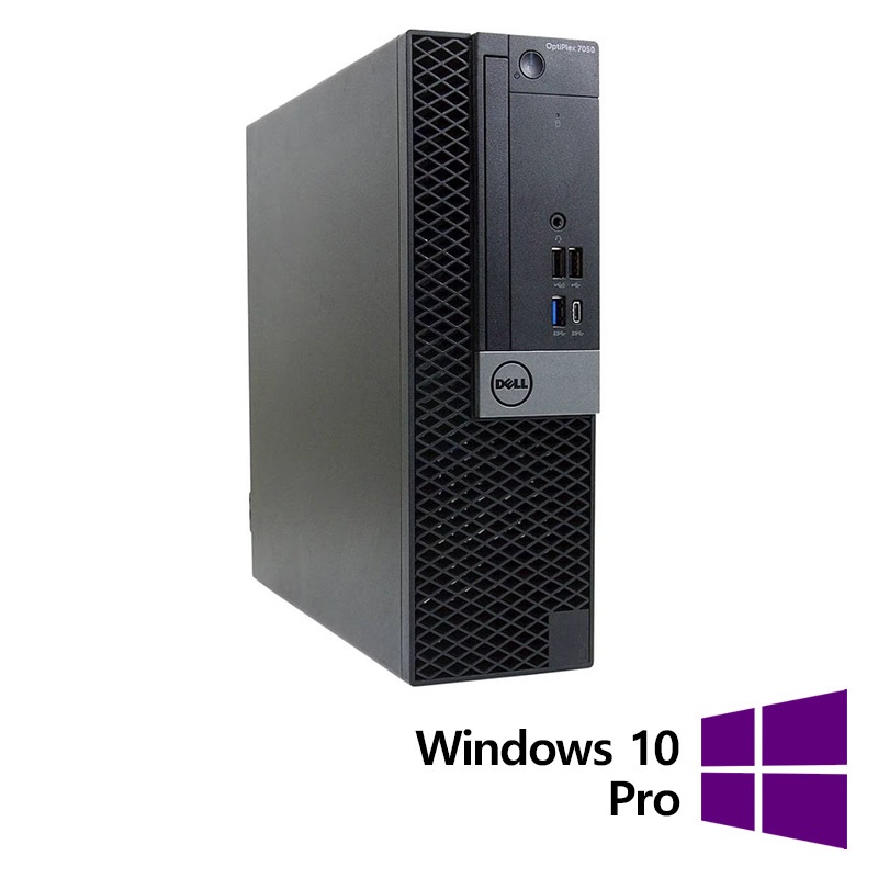 Calculator Refurbished DELL OptiPlex 5070 SFF Intel Core i5-9500T 2.20 - 3.70GHz 16GB DDR4 256GB SSD Mouse + Tastatura + Windows 10 Pro