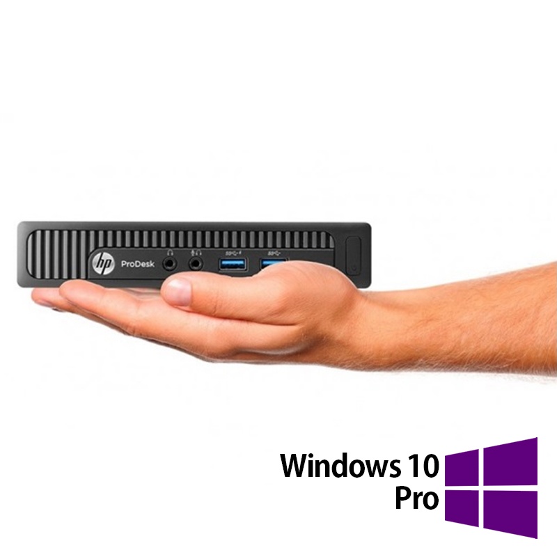 Calculator Refurbished HP Prodesk 600 G2 Mini PC Intel Core i5-6500T 2.50GHz 8GB DDR4 256GB SSD + Windows 10 Pro