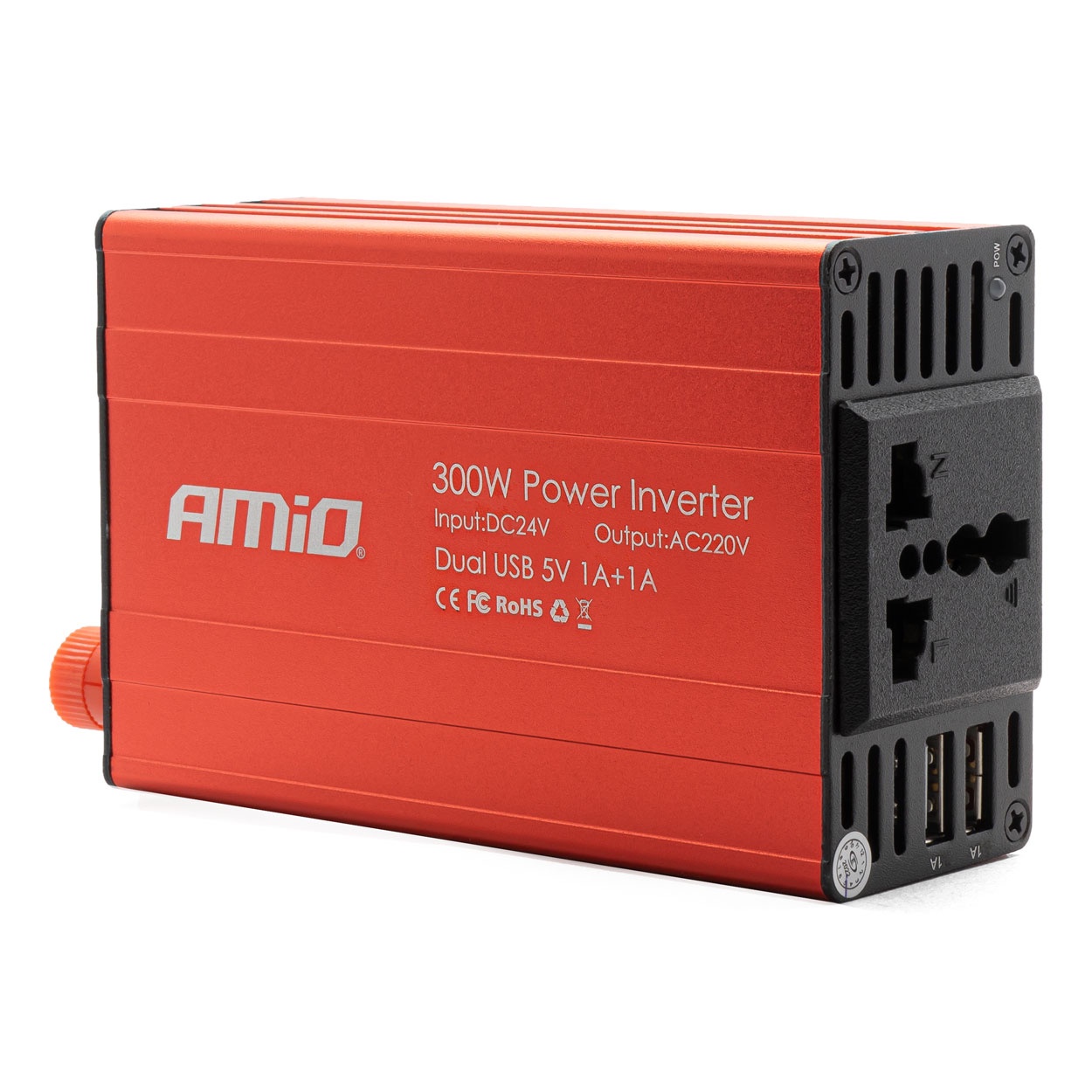 Convertor de tensiune 24V -> 230V 300W/600W 2 x USB 5V