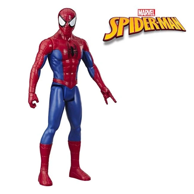 Figurina Spiderman, dimensiune 30cm, rosu-albastru