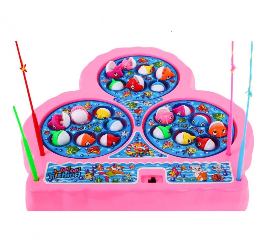 Joc distractiv de pescuit Go! Go! Fishing, roz - 2 | YEO