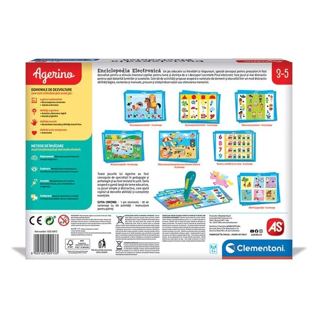 Joc educativ „Enciclopedia Electronica”, varsta 3-5 ani, dimensiuni 34.5x5x25.5cm, multicolor - 1 | YEO
