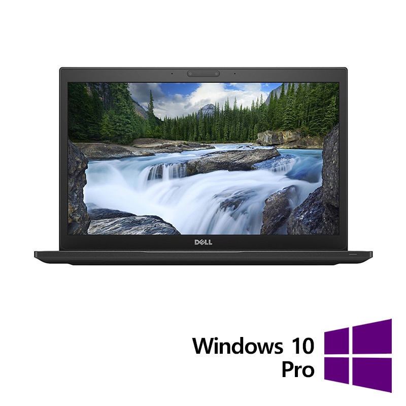 Laptop Refurbished DELL Latitude 7490 Intel Core i5-8350U 1.70 - 3.60GHz 8GB DDR4 256GB 14 Inch Full HD LED Webcam + Windows 10 Pro