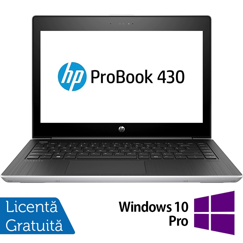 Laptop Refurbished HP ProBook 430 G5 Intel Core i5-8250U 1.60-3.40GHz 8GB DDR4 240GB SSD 13.3 Inch Full HD Webcam + Windows 10 Pro