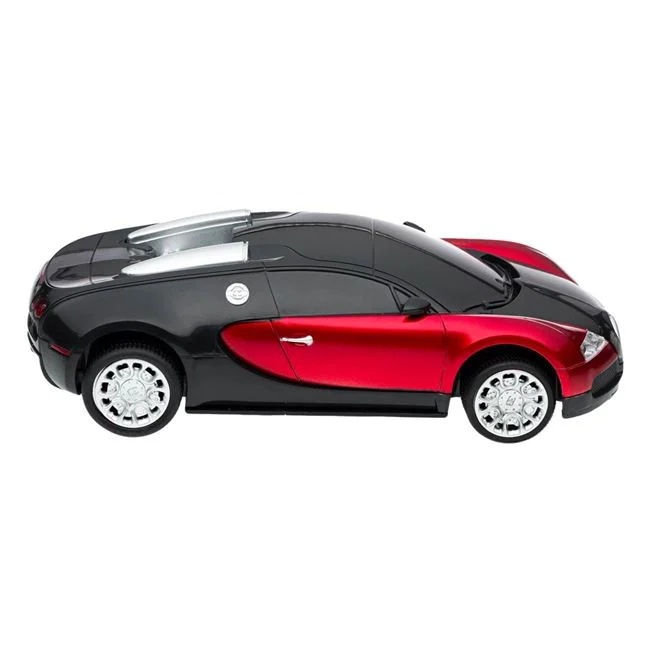 Masina Bugatti Veyronn 16.4 Grand sport, cu volan si telecomanda, 42x13x29cm, rosu - 1 | YEO