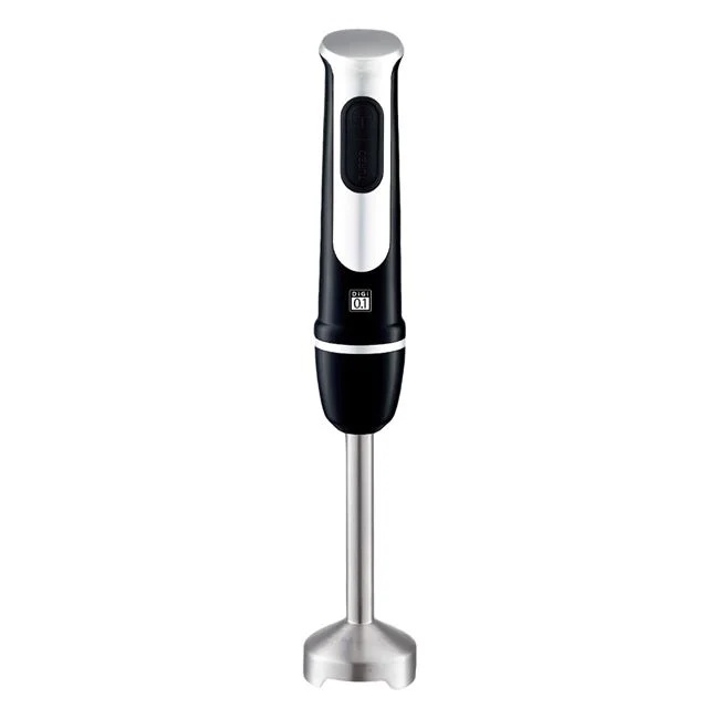 Mixer vertical, de mana, din inox, putere 400W, dimensiuni 7x7x41cm, negru-argintiu - 1 | YEO