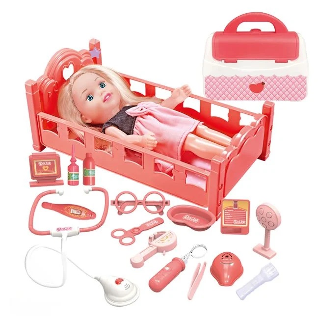Papusa medic cu accesorii incluse, varsta 3+ ani, 56.5x11x45cm, multicolor