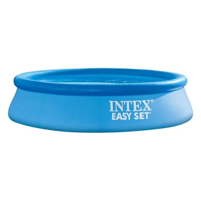 Piscina Easy Set cu Filtru, Intex, 7.75 kg, capacitate 1942 L, dimensiuni 2.44 x 0.61 m, albastru - 1 | YEO