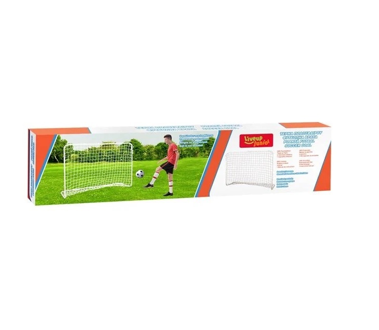 Poarta de Fotbal, Metalica, 182x61x122cm, alb