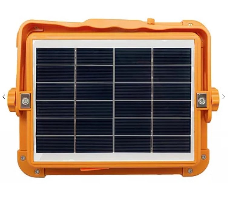 Proiector Solar portocaliu Portabil 336 led D10 4 casete, Portocaliu - 1 | YEO