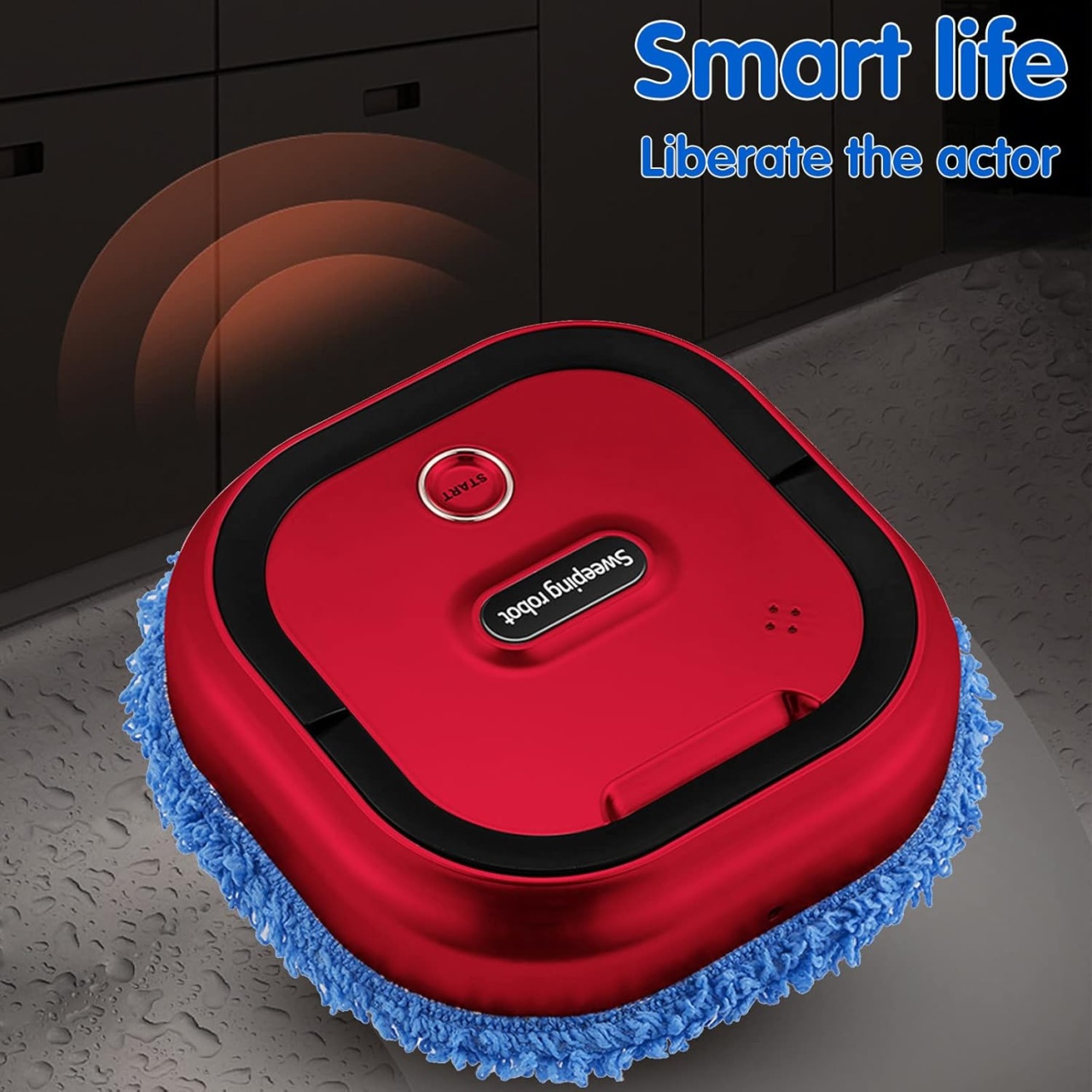 Robot mop inteligent QSD003, 5.4W, USB, reincarcabil, ud sau uscat, silentios - 3 | YEO