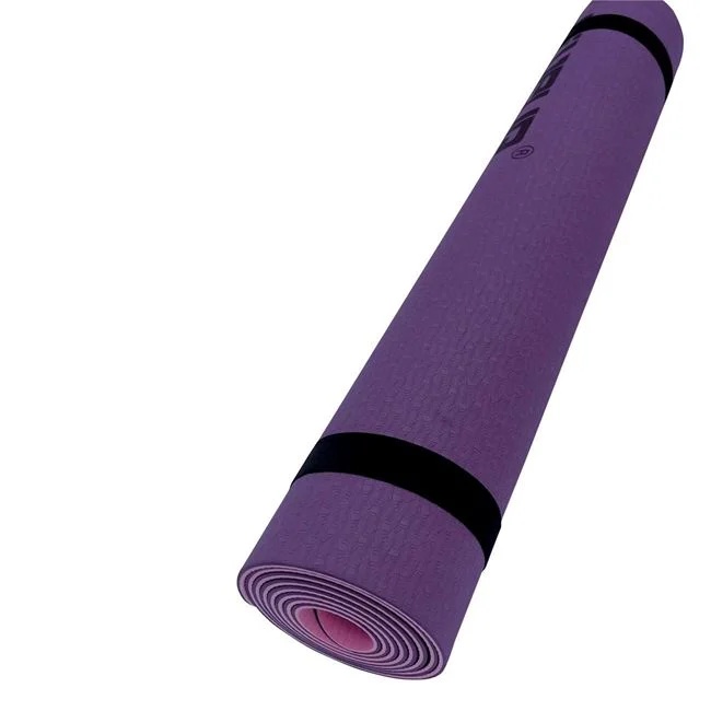 Saltea pentru gimnastica, Yoga, 183x61x0.4cm, roz-mov - 1 | YEO