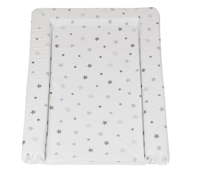 Saltea pentru Masa, Infasat, model cu stele, Spuma si PVC, 75x46x5cm, gri - 2 | YEO