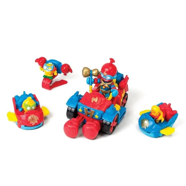 Set 3 vehicule Ballon Boxer Super Things si 4 figurine, 24x6.5x25cm, multicolor - 2 | YEO