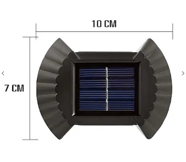 Set 4 Lampi solare cu lumina bidirectionala 8 led/lampa - 3 | YEO