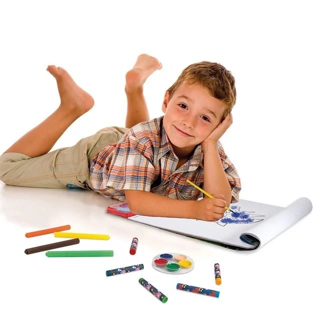Set de Colorat Bloc mare, model Sonic, 5 in 1 cu Accesorii, 3ani+, 35x1x42 cm - 3 | YEO