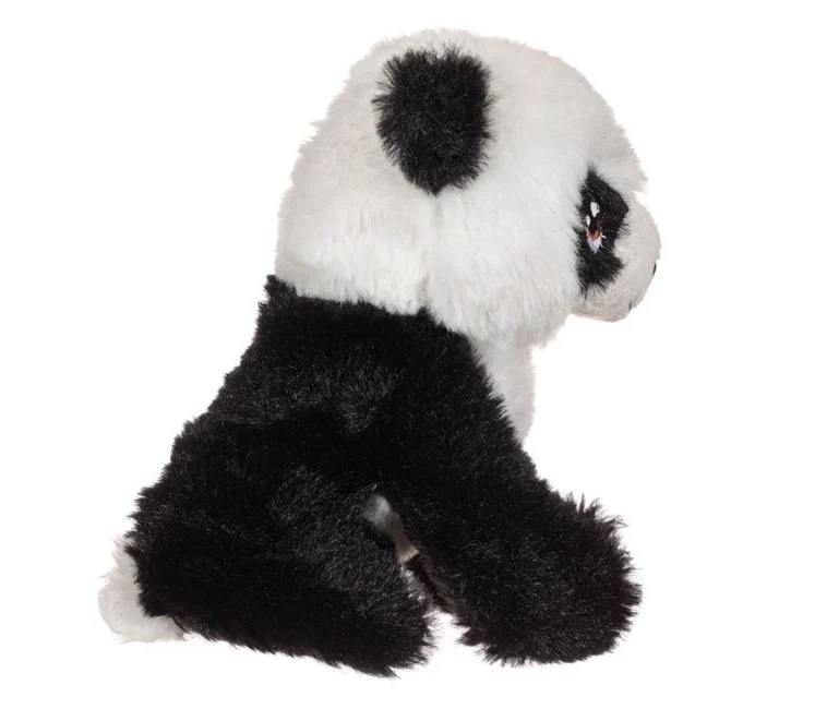 Urs Panda Așezat, poliester, 9.5×11×15 cm, negru/alb - 1 | YEO
