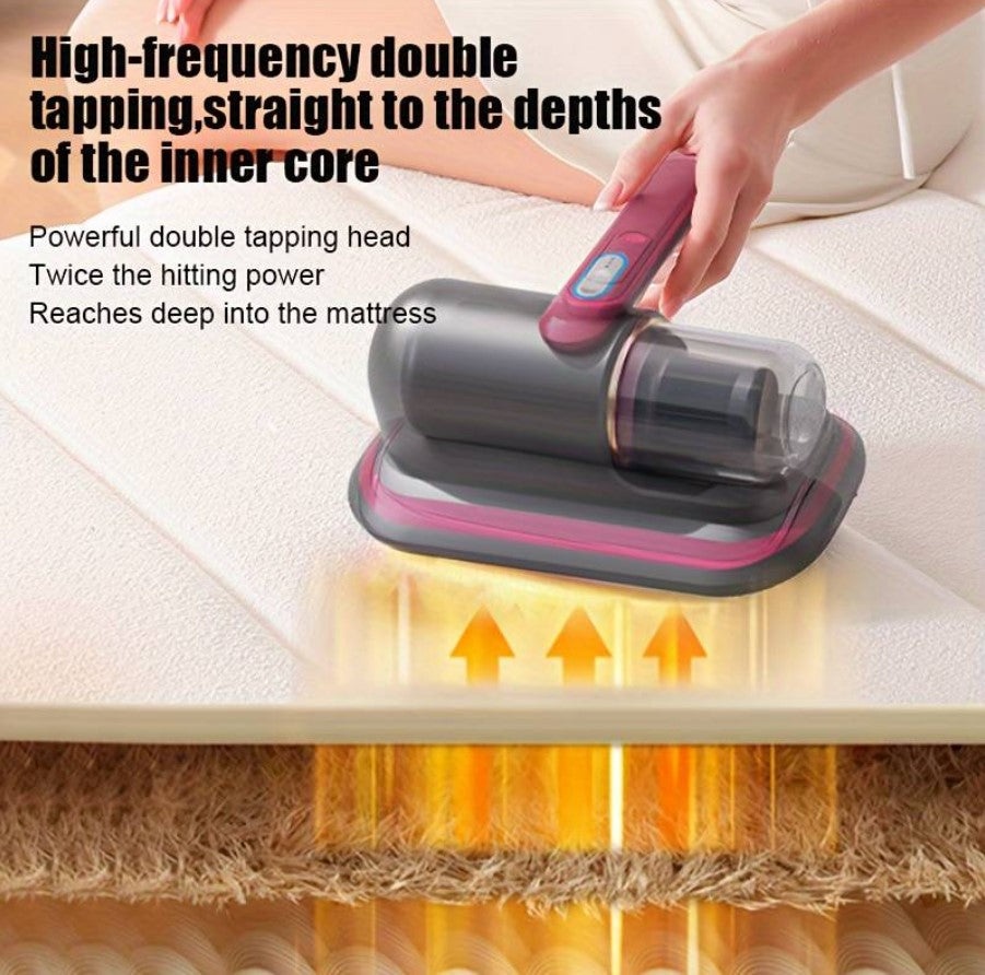 Aspirator fara fir si fara sac, 100W, antiacarieni 2 in 1 tehnologie UV, filtru HEPA, mov - 3 | YEO
