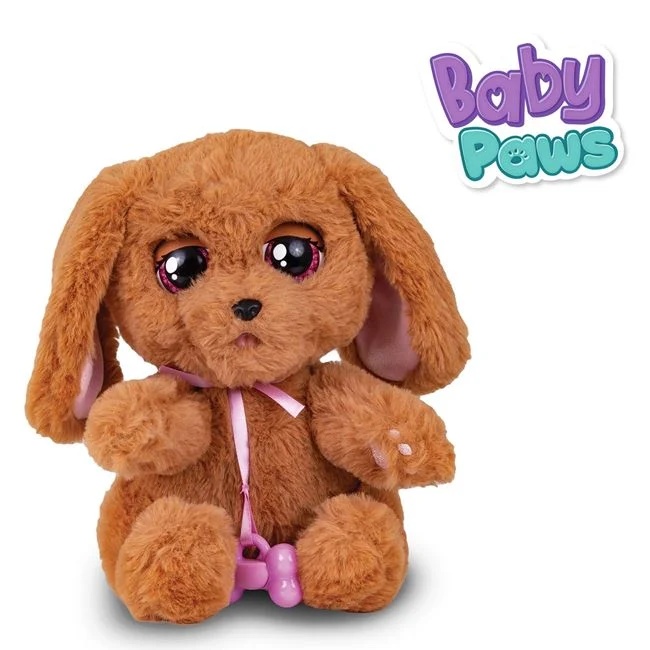 Baby Paws catelus de plus interactiv, varsta 18+ luni, 23x12.5x29.5cm, multicolor - 1 | YEO