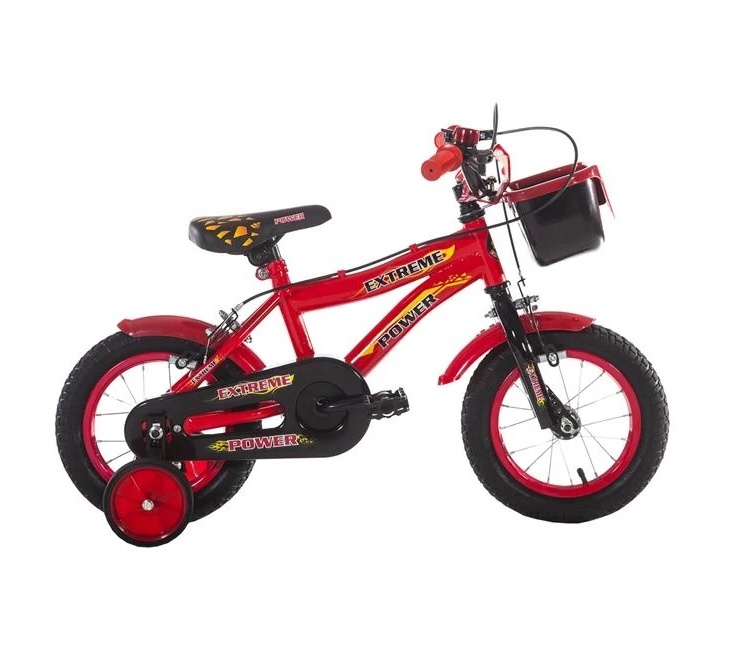 Bicicleta cu Cos 12”, 2-4 ani, 30 kg, rosu
