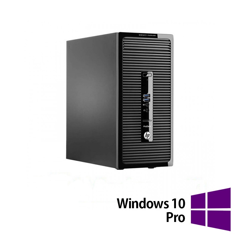 Calculator Refurbished HP ProDesk 490 G2 Tower Intel Core i5-4570 3.20GHz 8GB DDR3 500GB HDD DVD-ROM + Windows 10 Pro