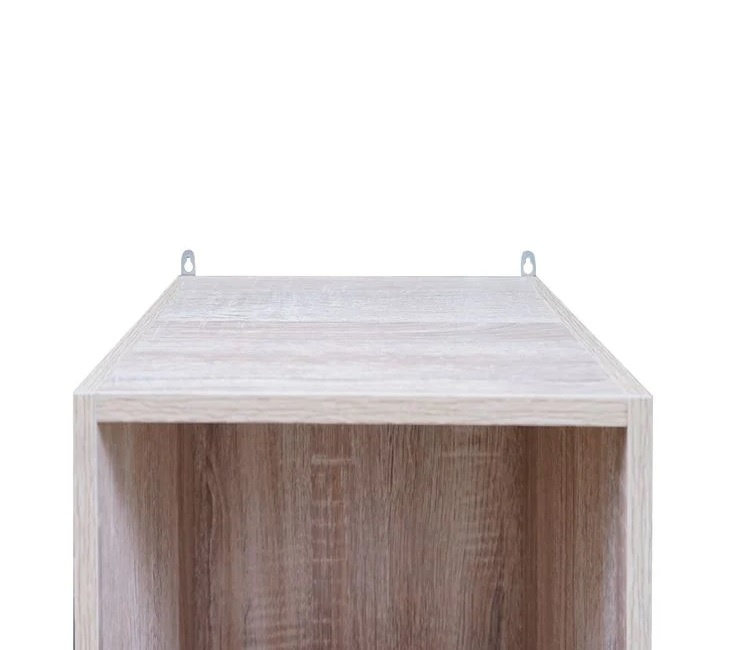 Etajera tip Biblioteca, cu 3 Rafturi, 30x23.5x89cm, alb/natural - 1 | YEO