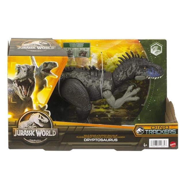 Figurina dinozaur Jurassic World, cu parti mobile, 27x8x15.5cm, verde