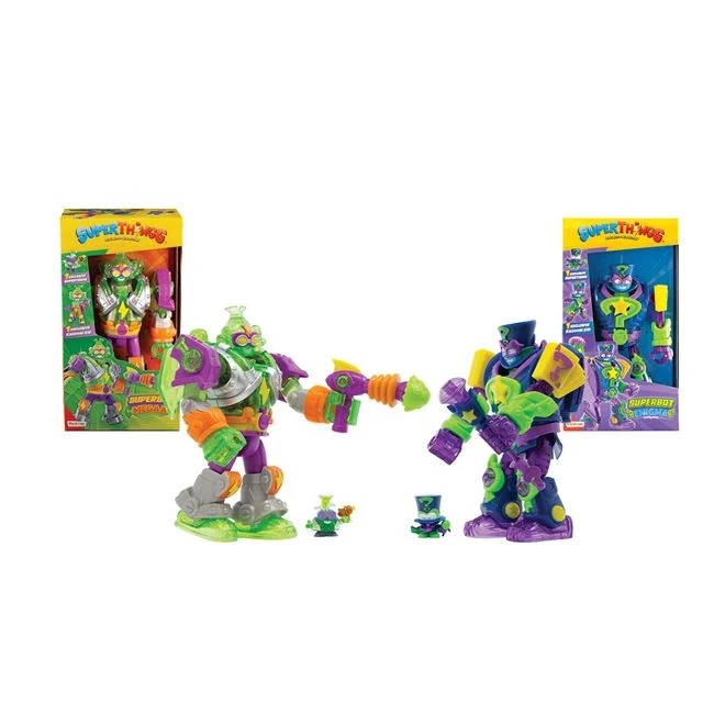 Figurina Superbot Enigma, cu brate si picioare articulate si aripi pliabile, 12x7.5x23cm, multicolor - 3 | YEO