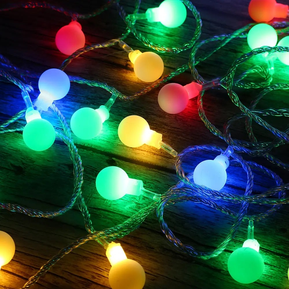 Instalatie Luminoasa Liniara tip Rola, 20m, 120 LED-uri, cu Cablu Negru, Lumina LED Multicolora - 2 | YEO