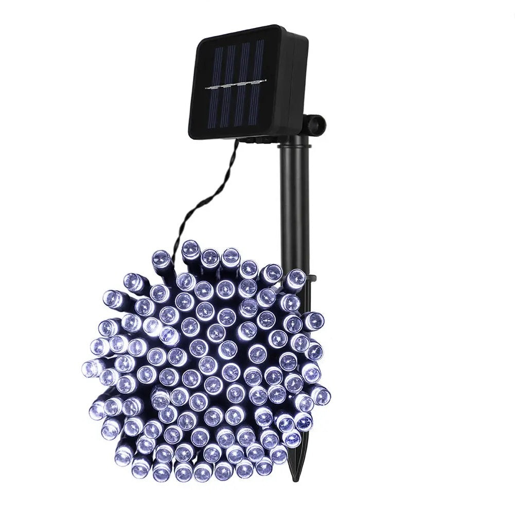 Instalatie Luminoasa Solara, 33m, 300 LED-uri, cu Telecomanda, Alb Cald/Rece, Albastru sau RGB - 1 | YEO
