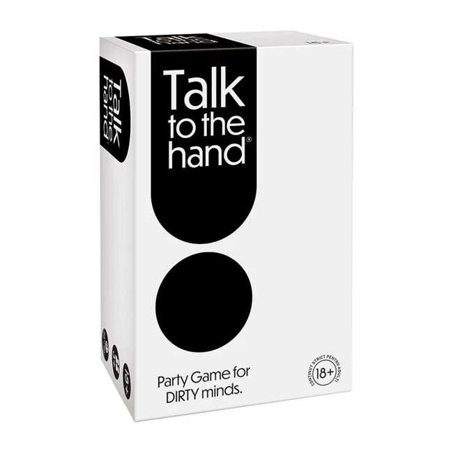 Joc de societate ”Talk to the Hand”, pentru Adulti, varsta 18+ ani, alb-negru - 1 | YEO