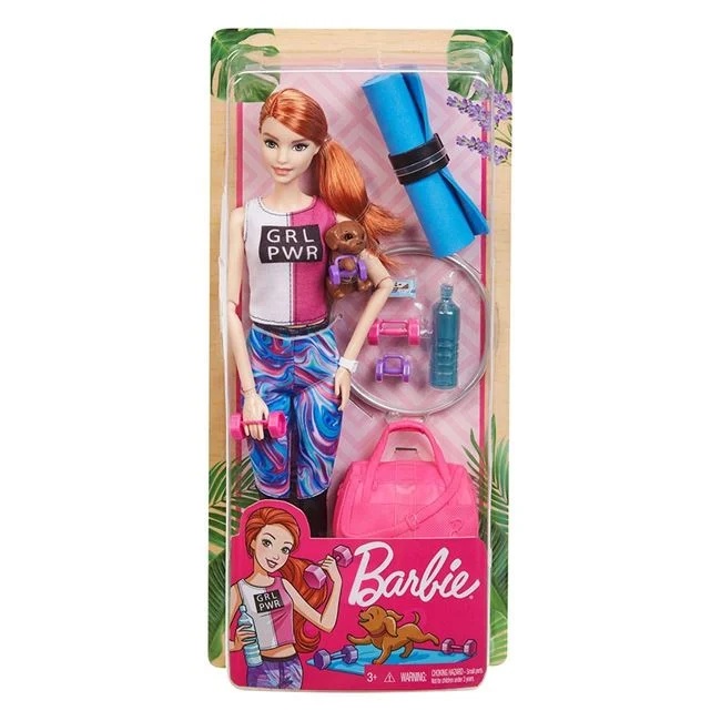 Jucarie Barbie Wellness ziua frumusetii, cu trei teme: spa, firness si relaxare, accesorii incluse, varsta 3+ ani, 15.2x6x33cm, multicolor - 2 | YEO
