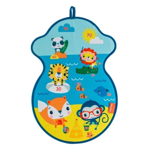 Jucarie interactiva de aruncat la tinta pentru copii 3+ ani, Forma de maimutica, Include 8 bile colorate cu scai de Ø3.5cm, Stimuleaza cordonarea mana-ochi, 35x52cm, Multicolor - 1 | YEO