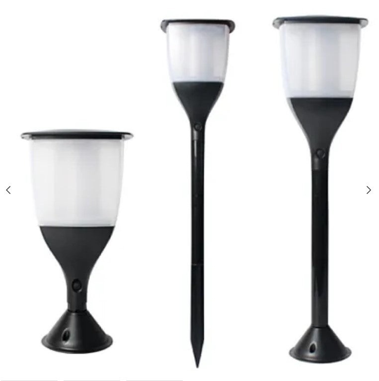 Lampa de gradina cu panou solar si suport CF-992 - 1 | YEO