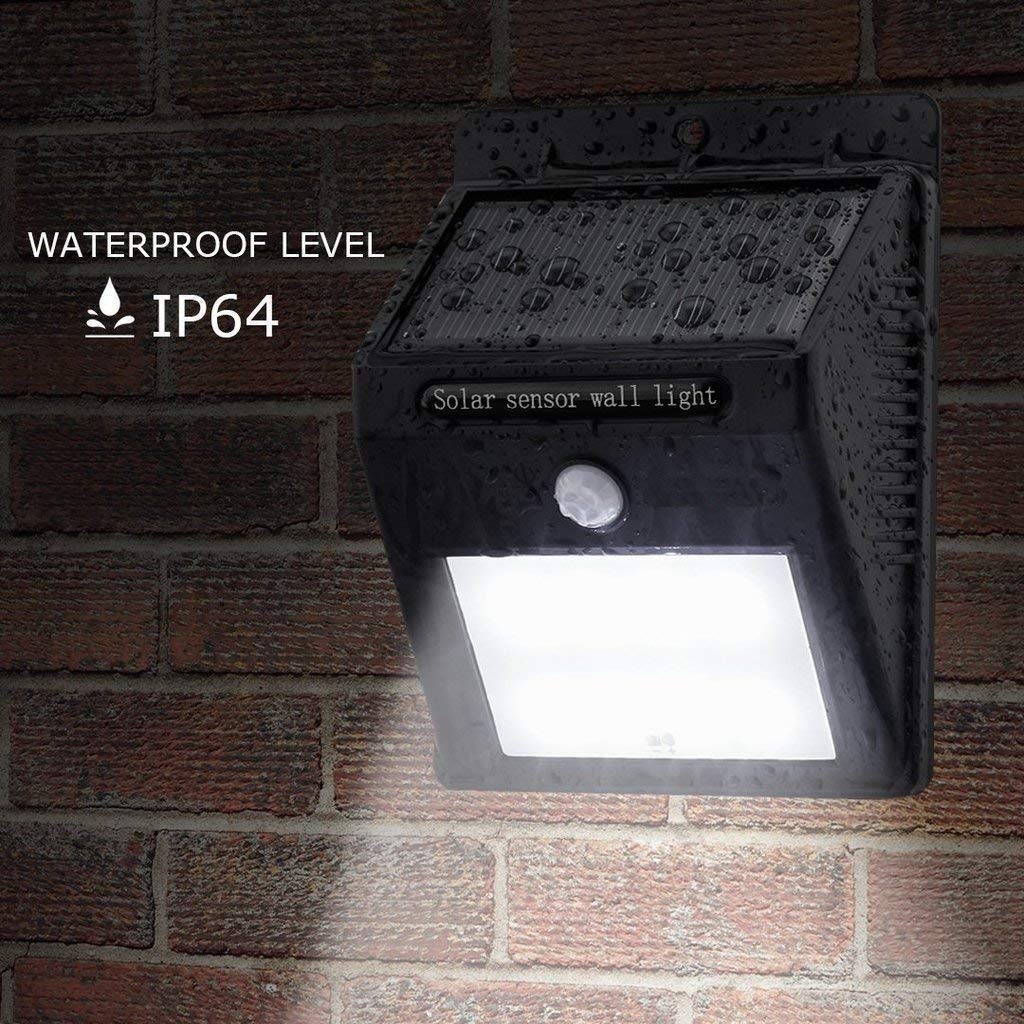 Lampa Solara de Perete cu Senzor de Miscare si de Noapte, 20 LED-uri - 3 | YEO