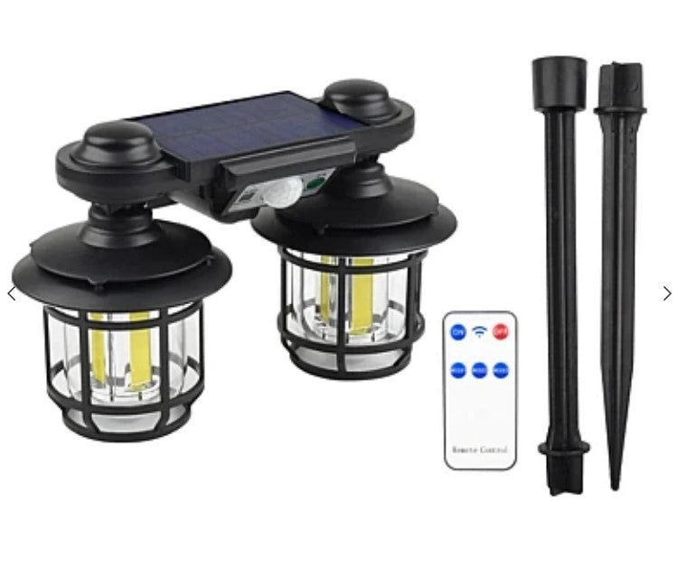 Lampa solara decorativa cu 192 LED cod JD-2216A pentru gradina sau terasa - 1 | YEO