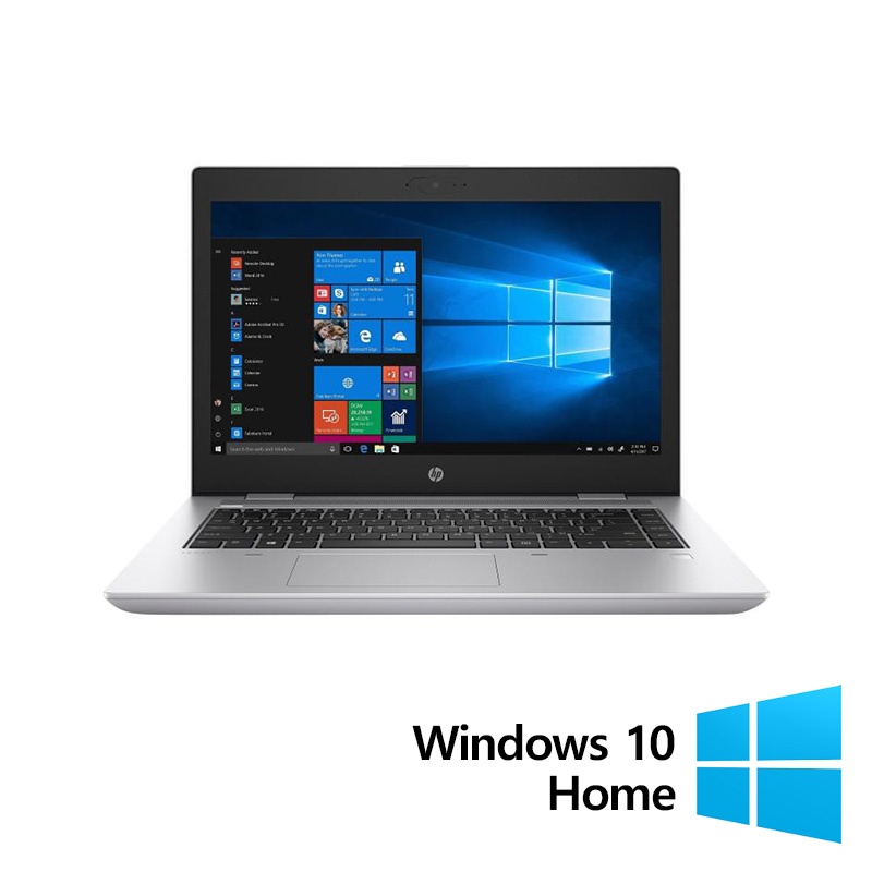 Laptop Refurbished HP ProBook 640 G5 Intel Core i5-8265U 1.60 - 3.90GHz 8GB DDR4 256GB SSD 14 Inch Full HD Webcam + Windows 10 Home