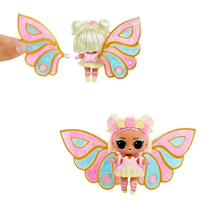 LOL Surpise Fairies papusa in forma de zana cu accesorii incluse, varsta 4+ ani, 10x10cm, roz - 1 | YEO