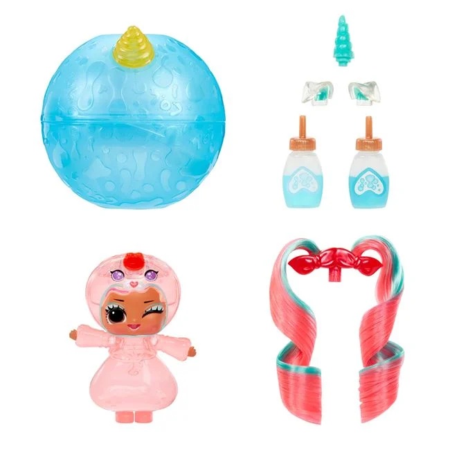 LOL Surprise papusa unicorn cu accesorii incluse, varsta 6+ ani, 10x10cm, roz-albastru - 1 | YEO
