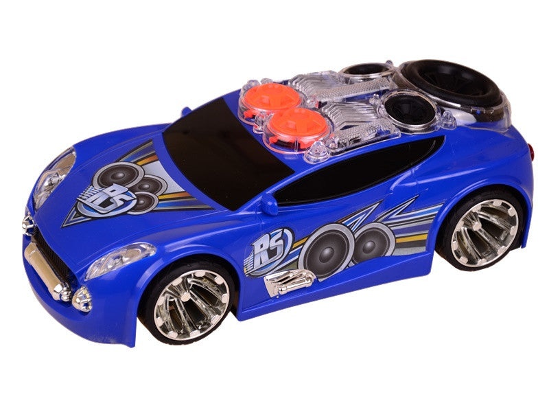 Masinuta de jucarie pentru copii de 3 ani+, Motor Extreme cu sunete si lumini, albastru