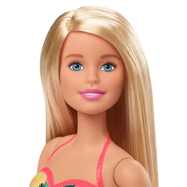 Papusa Barbie cu piscina, varsta 3+ ani, 33x7x33cm, albastru-roz - 1 | YEO