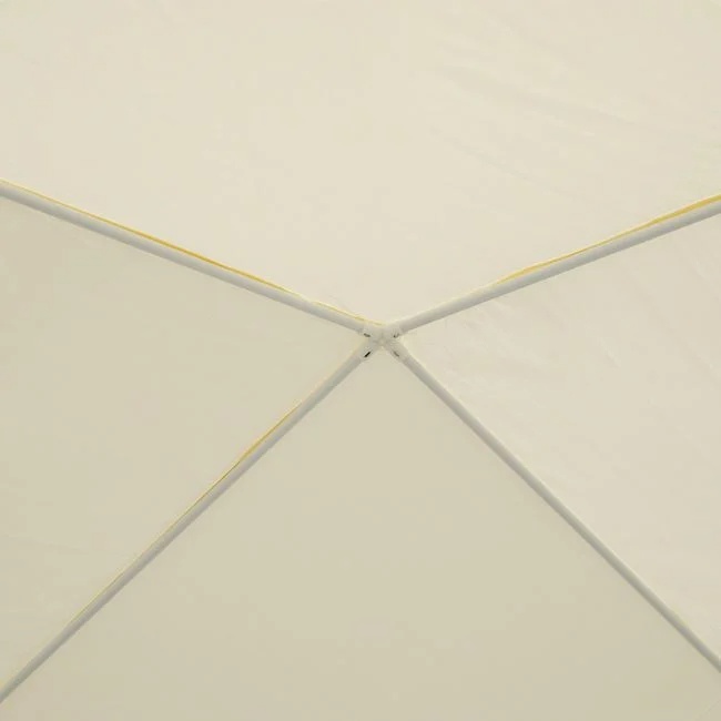 Pavilion Textil Tip Cort pentru Grădină, 2.4x2.4x3m, Ecru - 2 | YEO