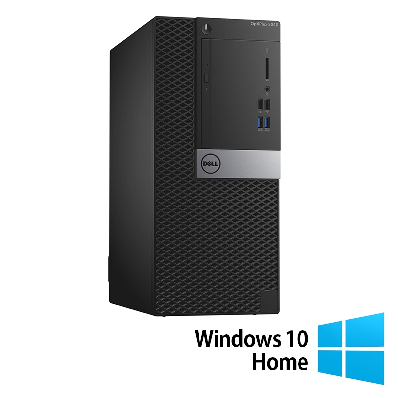 PC Refurbished DELL OptiPlex 5040 Tower Intel Core i7-6700 3.40GHz 8GB DDR3 240GB SSD + Windows 10 Home