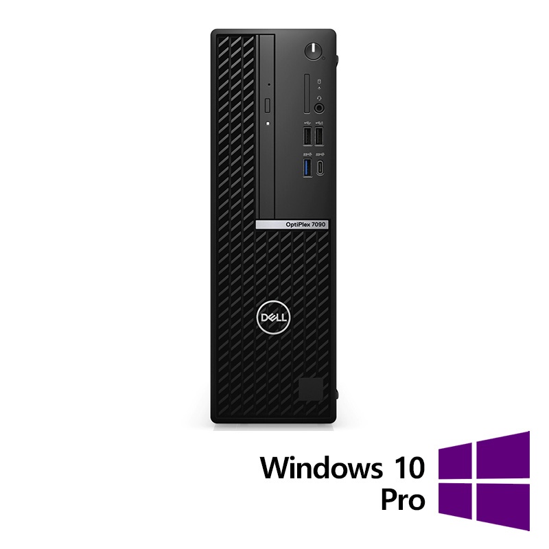 PC Refurbished DELL OptiPlex 7090 SFF Intel Core i5-10600 3.30 - 4.80GHz 8GB DDR4 256GB SSD + Windows 10 Pro