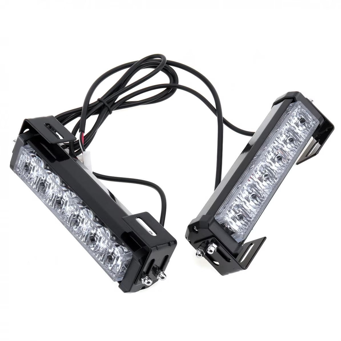 Set 2 lampi LED de avertizare galbene, stroboscoape 9 functii, 36W, pentru grila sau plafon - 3 | YEO