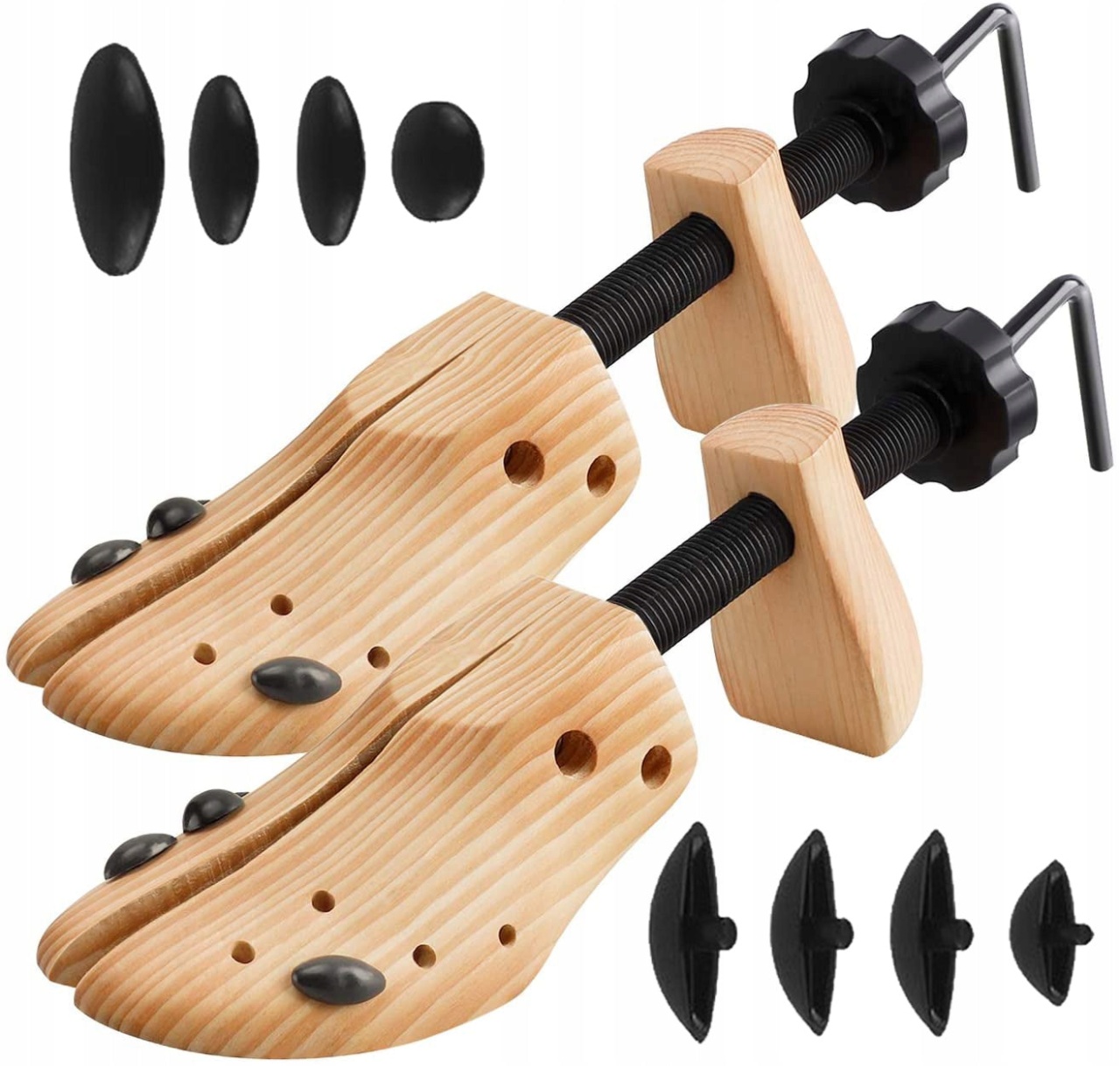 Set 2 sanuri pentru largit si alungit pantofi, Universal, Unisex, Calitate Premium, Marimea 38-41