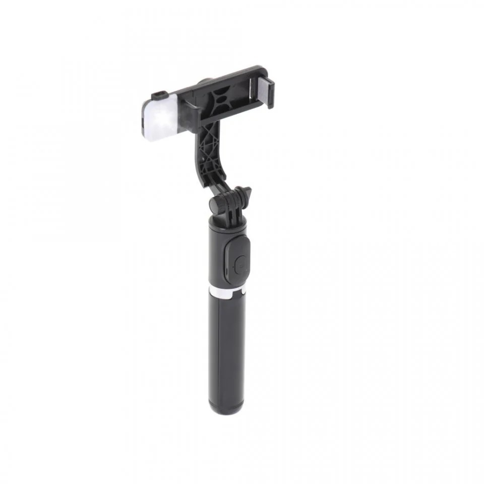 Set 3in1 Selfie Stick cu Lampa LED si Trepied conectare Bluetooth alimentare USB - 2 | YEO