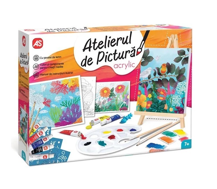 Set de Pictură Acrilica complet, 7ani+, 34x8x28 cm - 2 | YEO