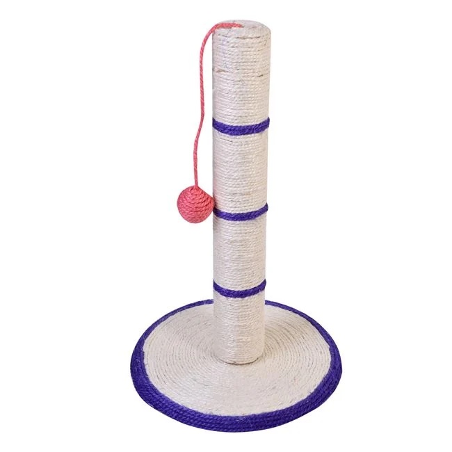 Suport pentru ascutit unghii pisici, cu baza, diametru 44x29cm, multicolor