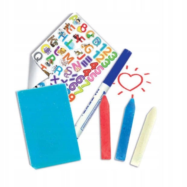 Tabla de desen Mochtoys 2 in 1, cu accesorii pentru copii de peste 3 ani - 1 | YEO